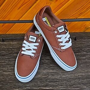 NEW VANS Mens Atwood Deluxe- Canvas Root Beer - Size 11